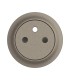 Enjoliveur prise 2P+T Surface Céliane - Titanium