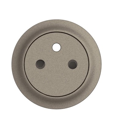 Enjoliveur prise 2P+T Surface Céliane - Titanium