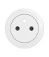 Enjoliveur prise 2P+T Surface Céliane - Blanc