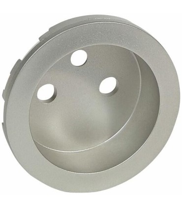 Prise 2P+T complète Legrand Céliane Basalte Poudré