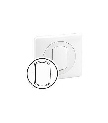 Enjoliveur simple Céliane IP44 pour réfs 067001/067031 Blanc