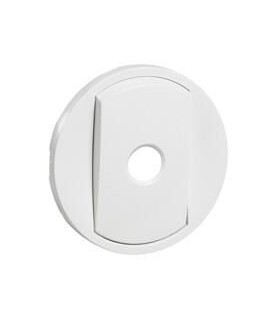 Enjoliveur Céliane pour poussoir et va-et-vient Intuition - doigt large  Blanc