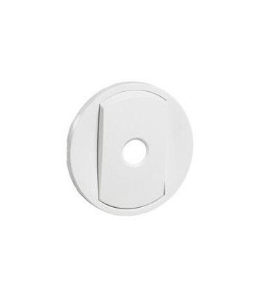 Enjoliveur Céliane pour poussoir et va-et-vient Intuition - doigt large  Blanc