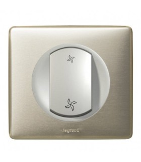 Commande vmc Legrand celiane titane complet avec support