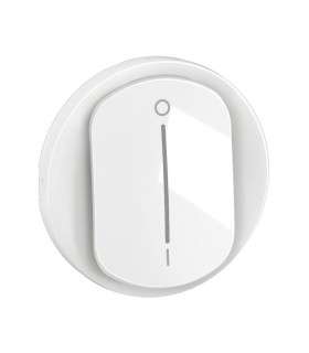 Enjoliveur Céliane interrupteur bipolaire à voyant Blanc