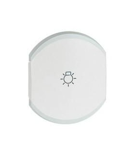 Enjoliveur double Céliane éclairage 1 pictogramme blanc