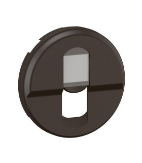 Enjoliveur prise simple RJ45 Céliane - Noir