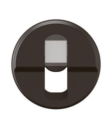 Enjoliveur prise simple RJ45 Céliane - Noir