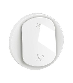 Enjoliveur Céliane commande VMC  2 vitesses - Blanc