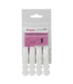Joint de couvercle pour plinthe Céliane déco 82x12,5mm - blanc
