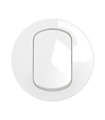 Enjoliveur IP44 Céliane interrupteur et ou va-et-vient - Blanc