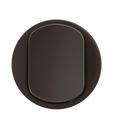Enjoliveur Céliane pour interrupteur ou va-et-vient lumineux - Noir
