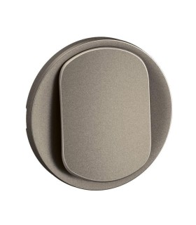 Enjoliveur Céliane interrupteur et ou va-et-vient  - Titanium