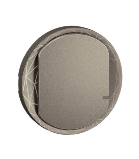 Enjoliveur interrupteur sans Neutre/commande Céliane with Netatmo - Titanium