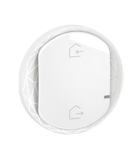 Enjoliveur commande Départ/Arrivée sans fils Céliane with Netatmo Blanc
