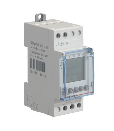 Interrupteur Horaire Programmable Digital - Auto - Multifonction -1 sortie 16A 250v~