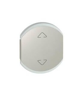 Enjoliveur double Céliane pour volets roulants Titane