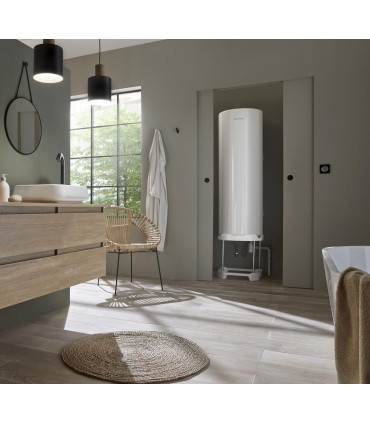 Chauffe-eau électrique 200L ACI Hybride vertical mural Zénéo standard