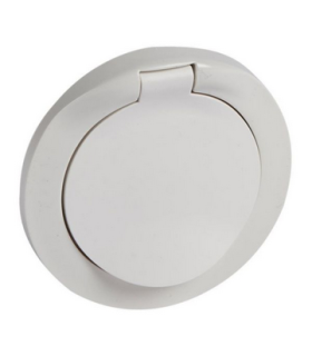 Enjoliveur IP44 Céliane à volet pour prise 2P+T Blanc