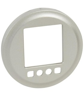 Enjoliveur Céliane pour interrupteur horaire programmable finition Titane