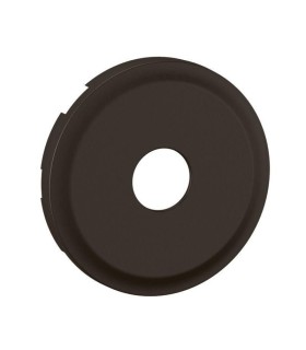 Enjoliveur prise TV Céliane mâle et type F - Noir