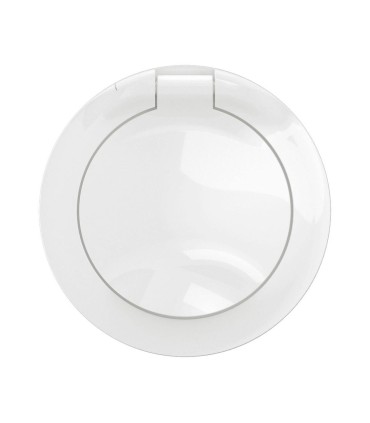 Enjoliveur IP44 Céliane prise de courant fort 2P+T Surface Confort à volet - Blanc