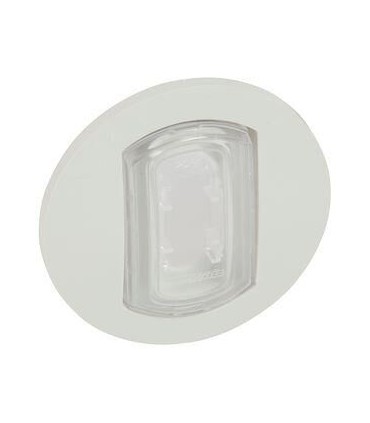 Enjoliveur IP44 Céliane avec porte étiquette  Blanc