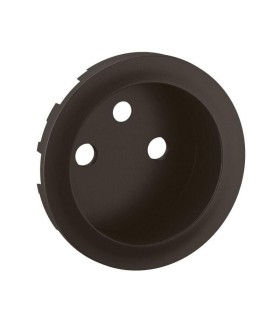 Enjoliveur Céliane prise 2P+T à puit bornes à vis - Noir