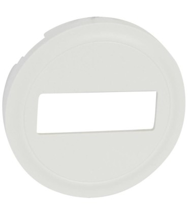 Enjoliveur Céliane pour prise optique Blanc