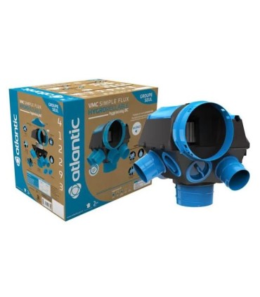 Groupe VMC Hygrocosy BC 2 - Simple flux hygroréglable - 231 m³/h - 23-25dB