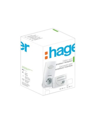 Pack carillon radio gigogne 10 mélodies+flash 230V