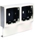 Support double appareillage saillie Legrand pour ATA12/16x30, blanc paloma