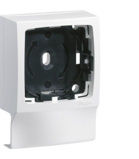 Support appareillage saillie Legrand pour moulure ATHEA 12x20mm blanc 9010