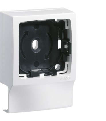 Support appareillage saillie Legrand pour moulure ATHEA 12x20mm blanc 9010