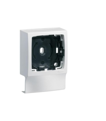Support simple pour appareillage Legrand pour moulure Ateha HAGER 12x20, blanc