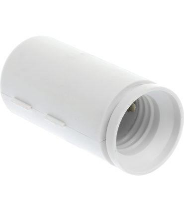 Douille de chantier E27 blanche