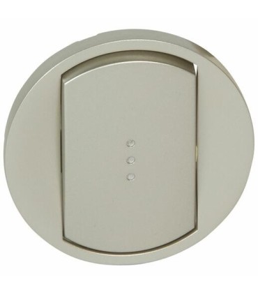 Poussoir Lumineux complet Legrand Céliane Schiste Poudré (doigt large)