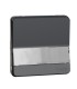 Bouton poussoir porte etiquette Mureva Styl Mécanisme composable IP55 IK08 Gris