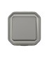 Interrupteur ou va-et-vient Plexo complet saillie gris
