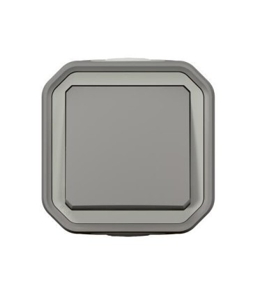 Interrupteur ou va-et-vient Plexo complet saillie gris