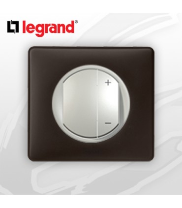 Interrupteur Variateur complet Legrand Céliane Basalte Poudré (400W)