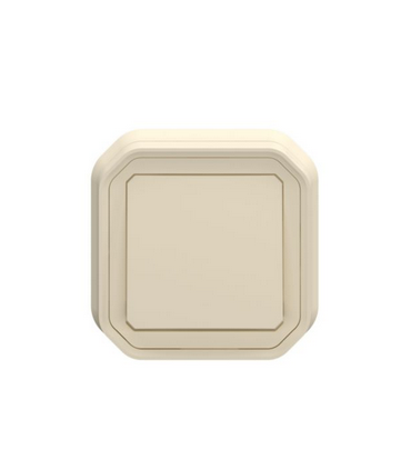 Interrupteur ou va-et-vient Plexo complet encastré avec griffes sable