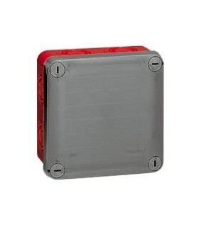 Boîte de dérivation carrée pour presse-étoupe Plexo 105x105x55mm