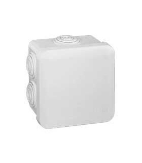 Boîte de dérivation Plexo - 7 entrées - 80x80mm - Blanc