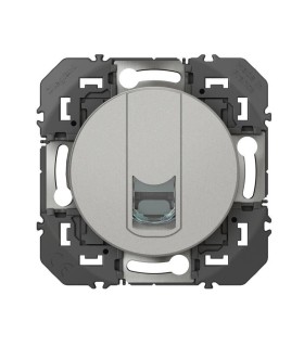 Prise RJ45 catégorie 6A STP Dooxie finition alu