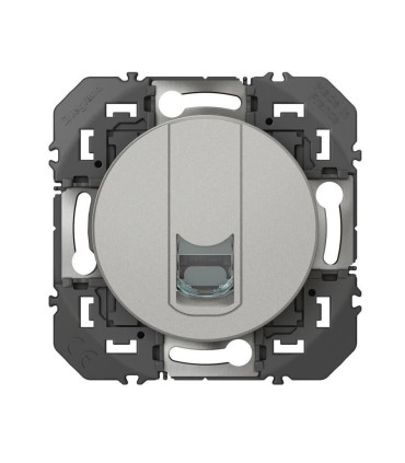 Prise RJ45 catégorie 6A STP Dooxie finition alu
