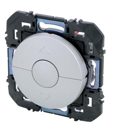 Poussoir Dooxie commande volets roulants finition alu