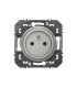 Prise Dooxie easyréno 2P+T faible profondeur  16A finition alu