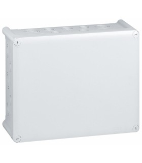 Boîte de dérivation rectangulaire pour presse-étoupe Plexo 310x240x124mm Gris RAL7035