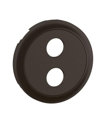 Enjoliveur pour prise haut-parleur Banana gold simple Céliane Noir